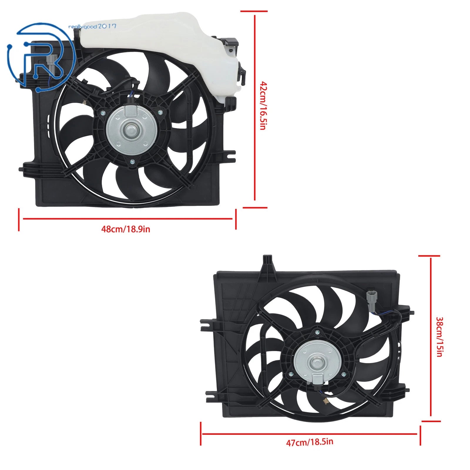 Radiator & A/C Condenser Fan Assembly for Subaru Forester (2019-2021)