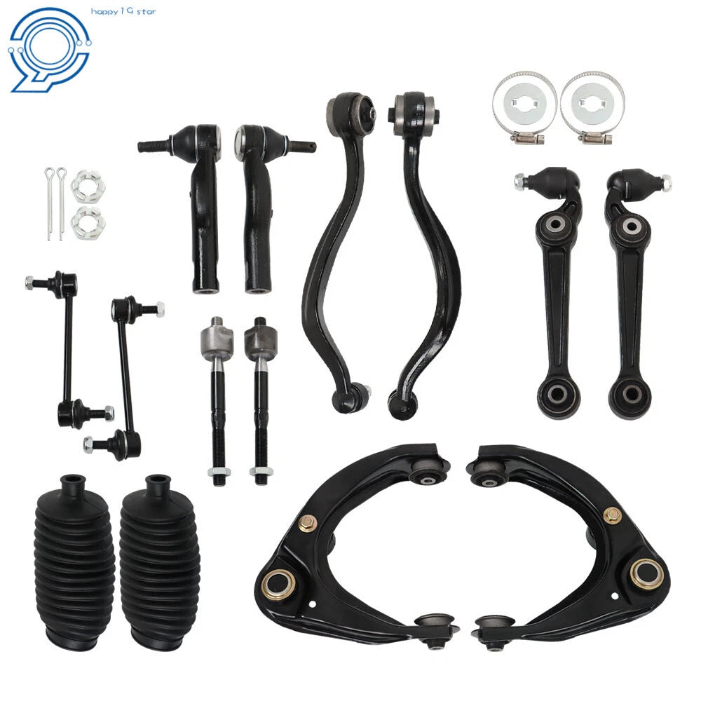 Set of 2 Front Upper Lower Control Arms for Ford Fusion (2010–2012)