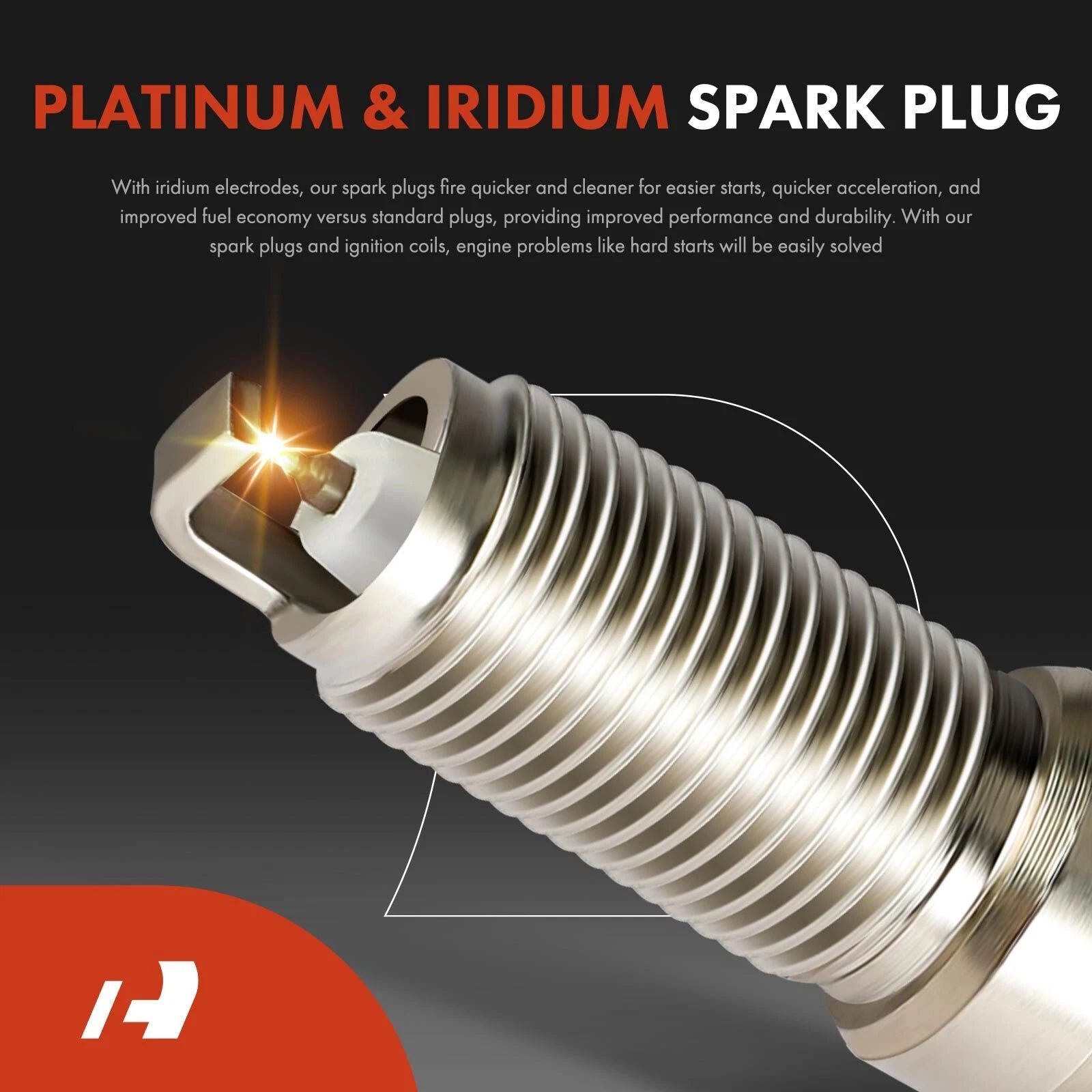 6X Ignition Coil & Iridium Platinum Spark Plug for Ford F-150 (2011-2016)