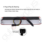 Chrome Red Third Brake Cargo Light for Chevy Silverado 1500/2500/3500 (2005-2007)