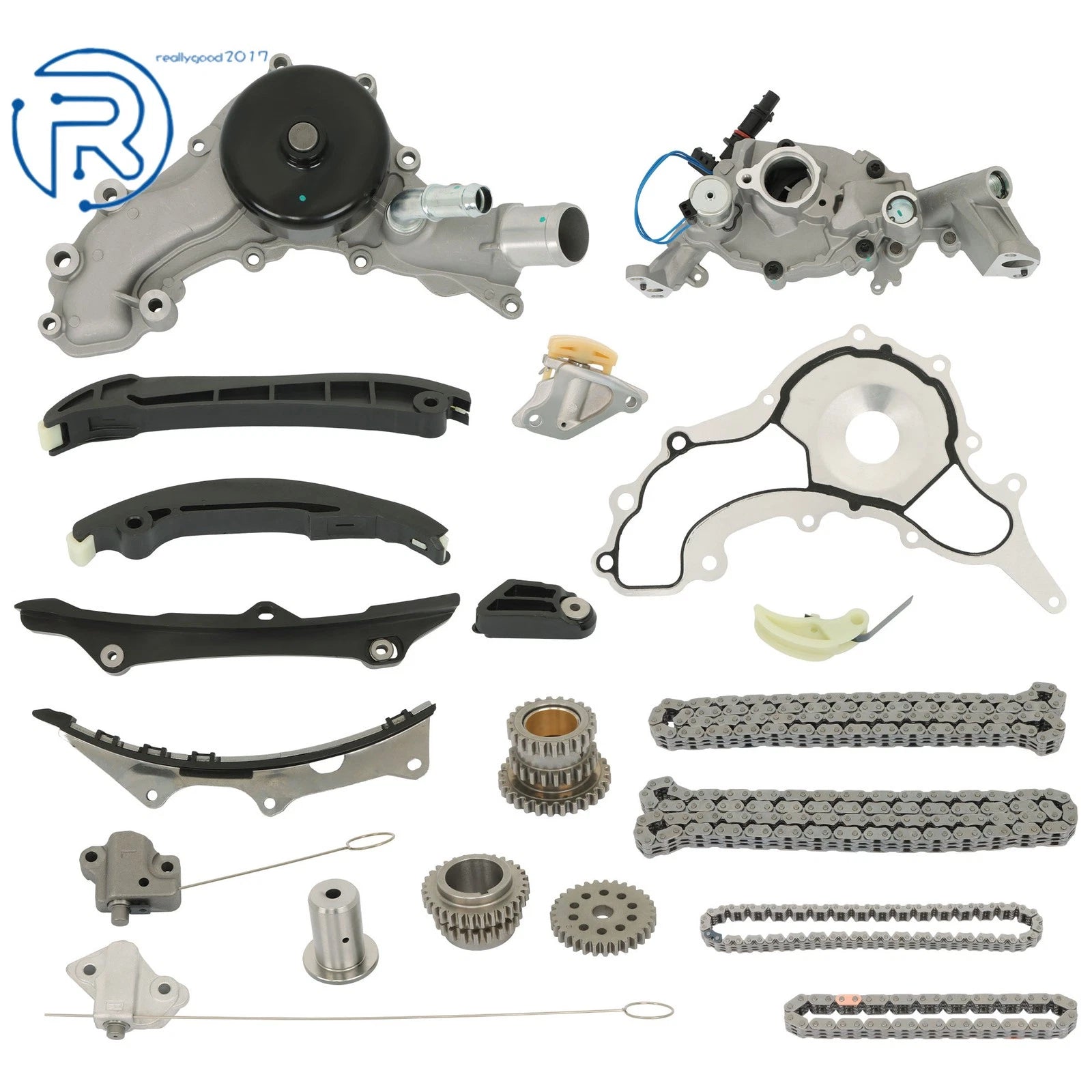 Engine Timing Chain Kit with Oil & Water Pump for Chrysler 300 (2011–2015)