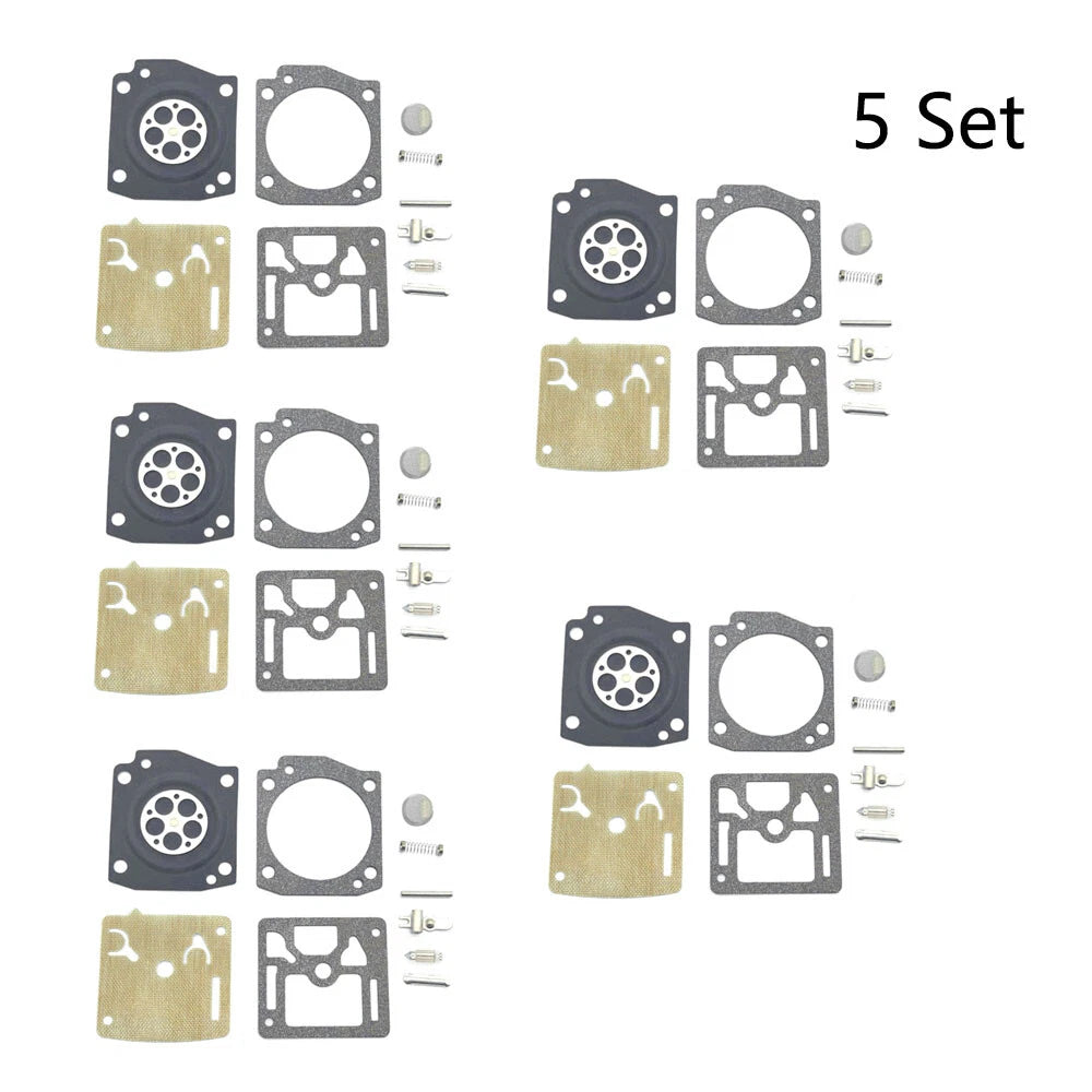 5X Carburetor Kit for Husqvarna 362 365 371 372 (Zama RB-60, C3M-EL2A)