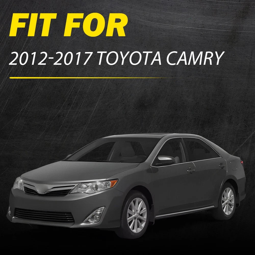 Set of 4 Gray Exterior Door Handles for Toyota Camry (2012–2017)