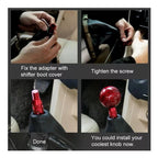 Aluminum Shift Knob Adapter M12x1.25 for Universal Non-Threaded Shifters