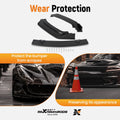 3PCS Front Spoiler Bumper Kit for Infiniti Q60 (2017–2022) Carbon Look