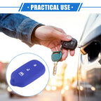 2X Remote Key Fob Case for Toyota 4Runner, Sequoia (4 Button, Silicone, Blue)