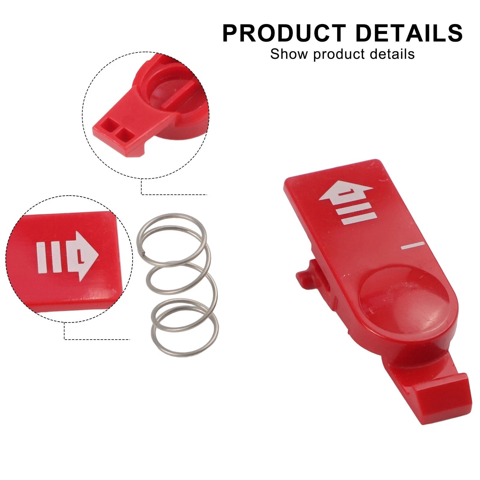Replacement Release Buckle and Spring for V12s V15s (Vacuum Cleaner)