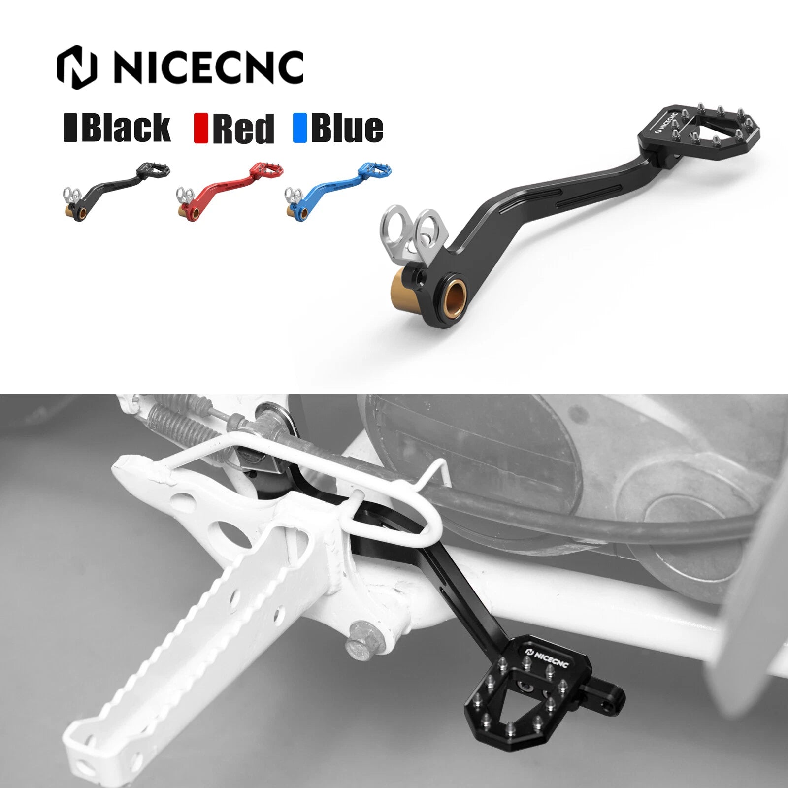 Rear Brake Foot Pedal Lever for Yamaha Blaster (200) 3JM-27211-10-00