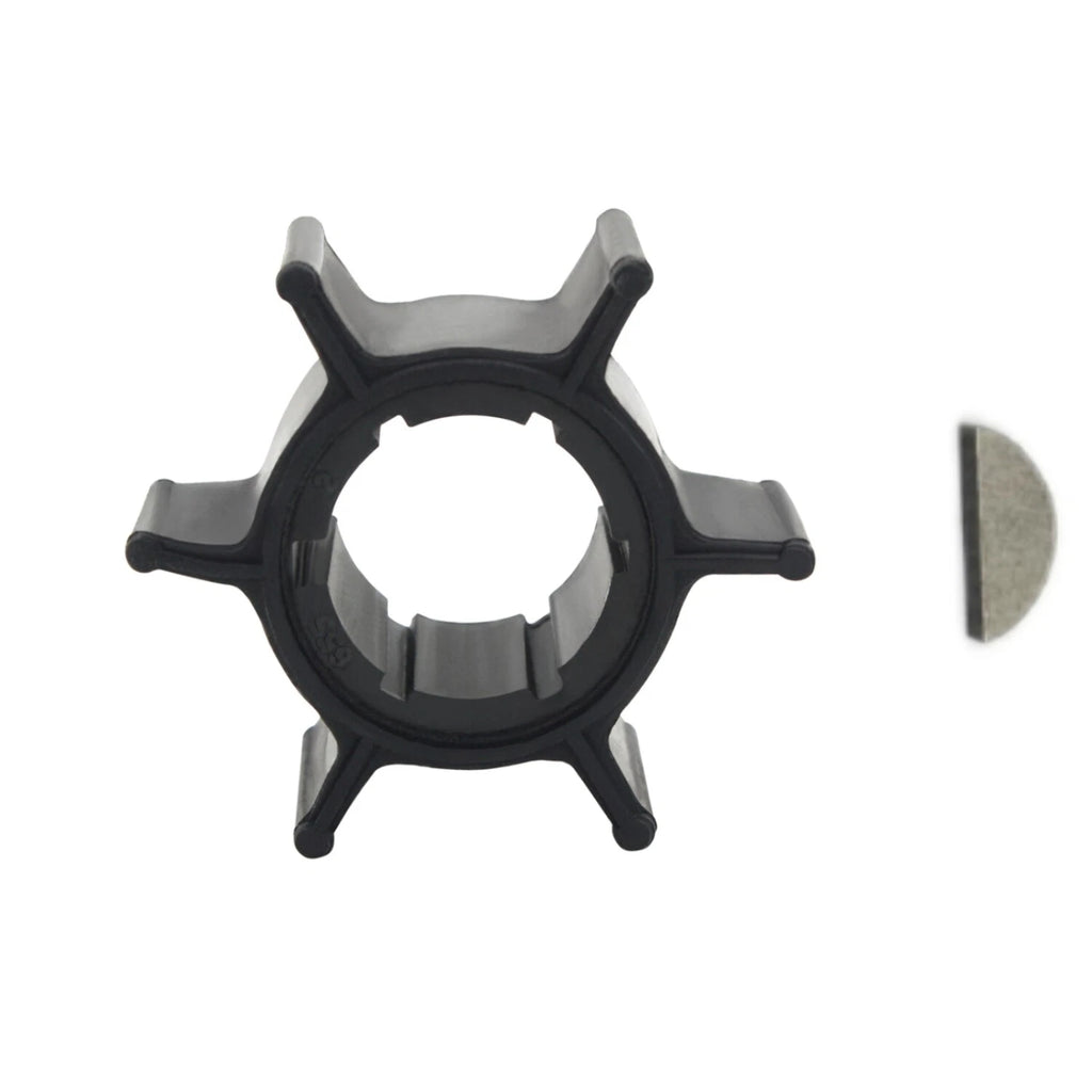 Water Pump Impeller with Key for Yamaha 2-Stroke 6hp 8hp Outboard (655-44352-09)