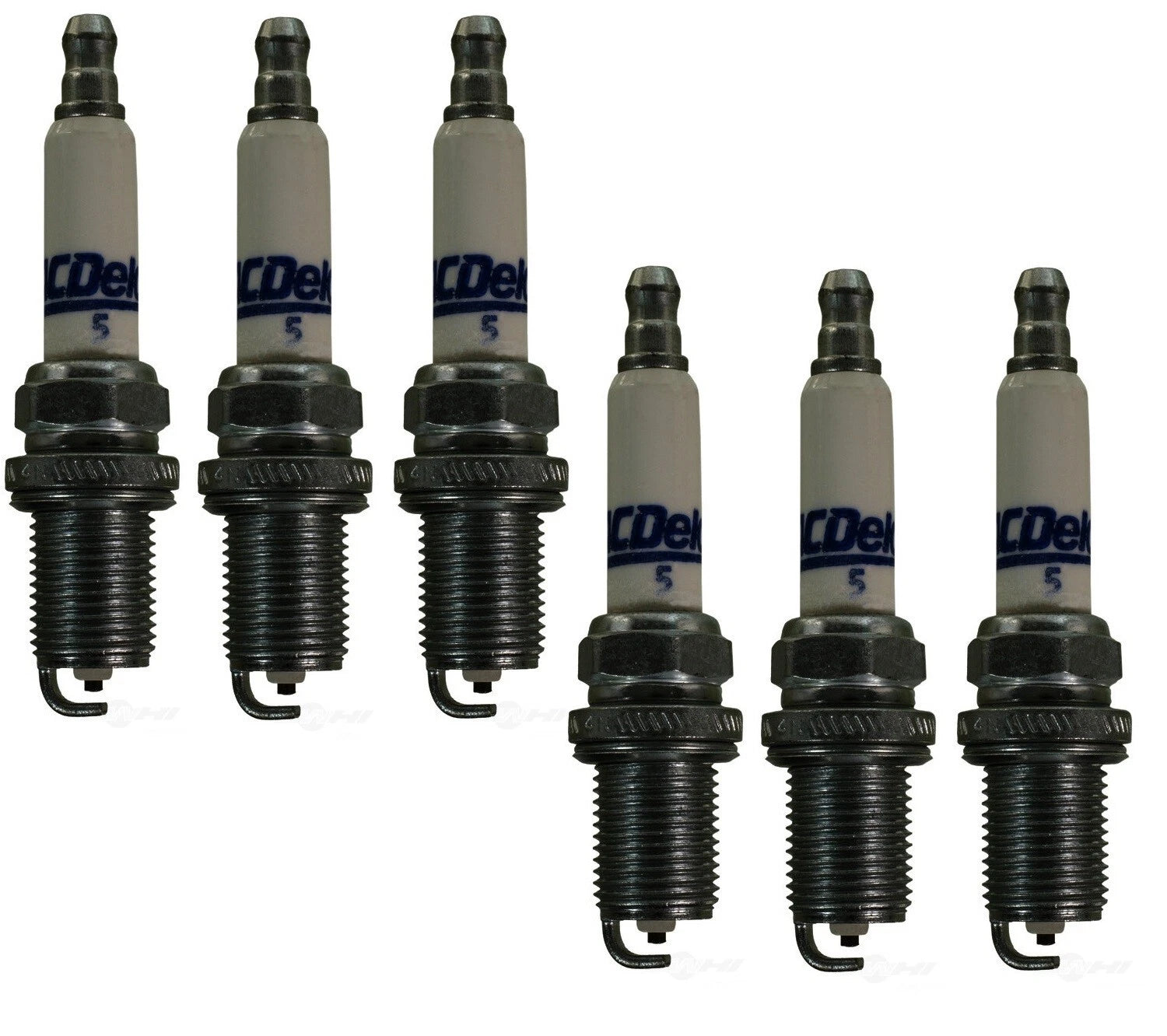 Set of 6 Spark Plugs for Porsche 911 (1999–2005), Audi A6 (2002–2005), Nissan Pickup (1997–2004), BMW 525iT (2001–2006)