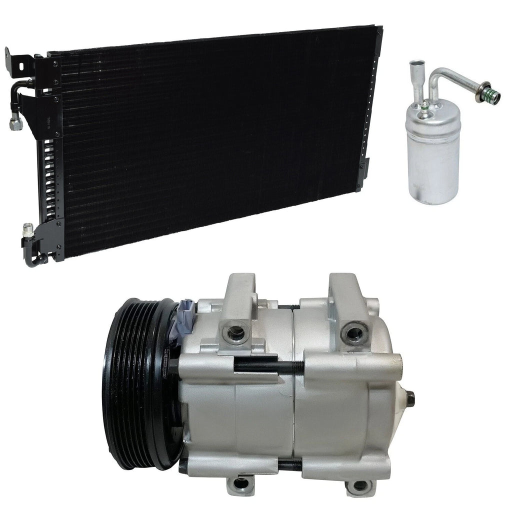 A/C Compressor Kit with Condenser for Lincoln Continental (2001–2002)