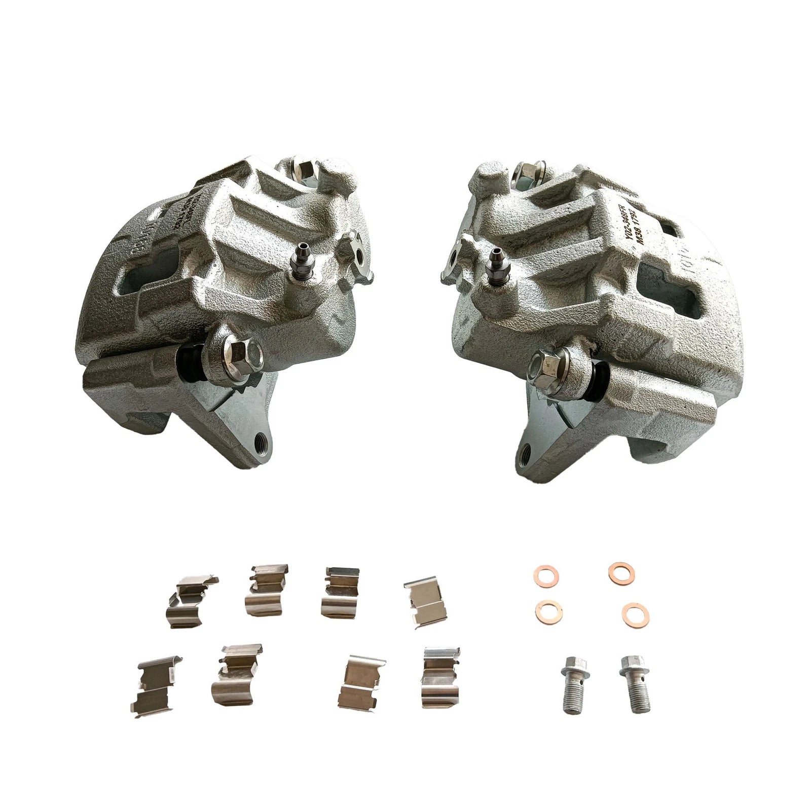 Pair Front Brake Calipers with Bracket for Lincoln MKX (2007–2010) Ford Edge 3.5L