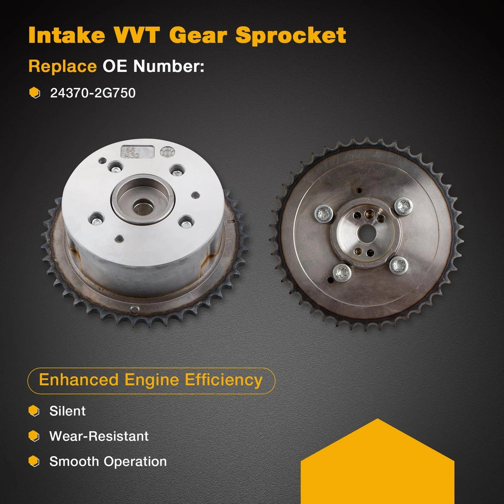 2.4L Timing Chain Kit w/ VVT Gear for Hyundai Sonata Tucson Kia Optima Sorento (2011–2019)