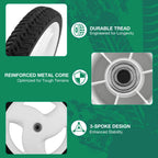 Set of 2 Rear Lawn Mower Wheels for Toro Recycler (20012–20019) 105-1816 205-268