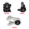 3X Engine Motor Mount for Honda Odyssey EX LX (2005–2007) A4553