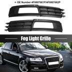 Pair Fog Light Mesh Grille for Audi A6 C6 Avant (2008–2011)