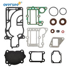Power Head Gasket Kit for Yamaha 2T 4HP 4AC Outboard (6E0-W0001-A4, 6E0-W0001-03-0)