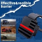 Universal Red Line Flag Tow Hitch Cover for 4-Way Flat Insert (---)