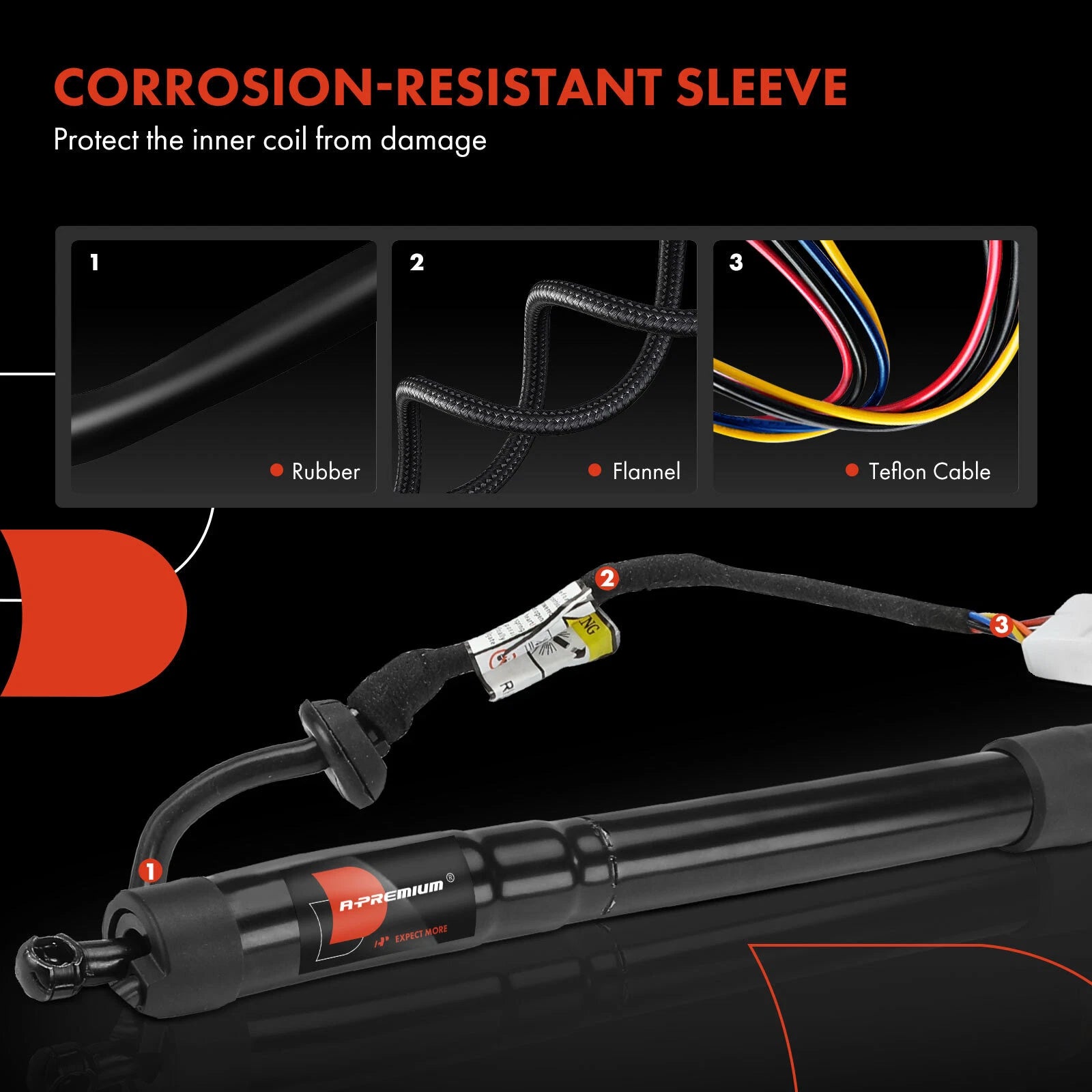 Rear Right Power Hatch Lift Support for Toyota Fortuner (2015–2017)