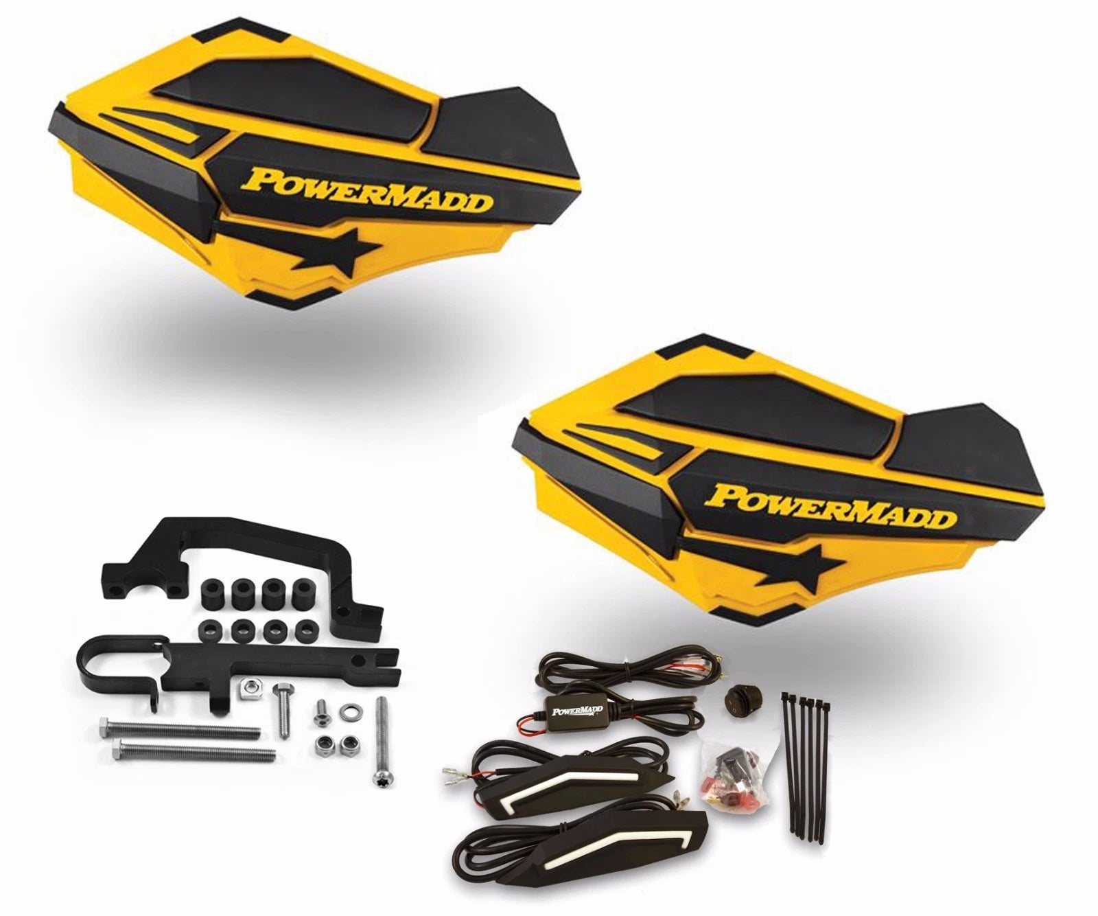Powermadd Sentinel LED Handguards for Ski Doo