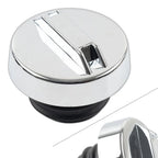 Vented Chrome Gas Fuel Tank Cover for Harley Fat Boy Electra Street Road Glide