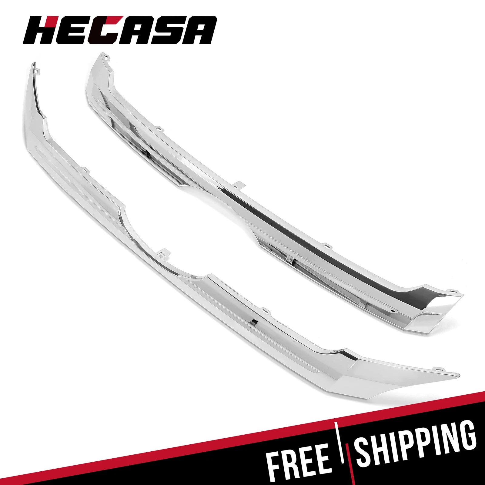 Chrome Front Upper & Center Grille Trim for Ford Edge (2011–2014)