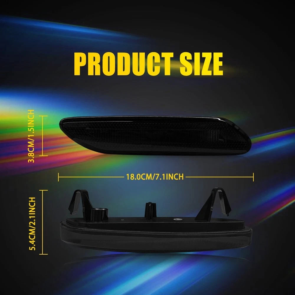 Fender Side Marker Light for Mini Cooper Countryman R60 R61 (2011–2016) Smoke Lens