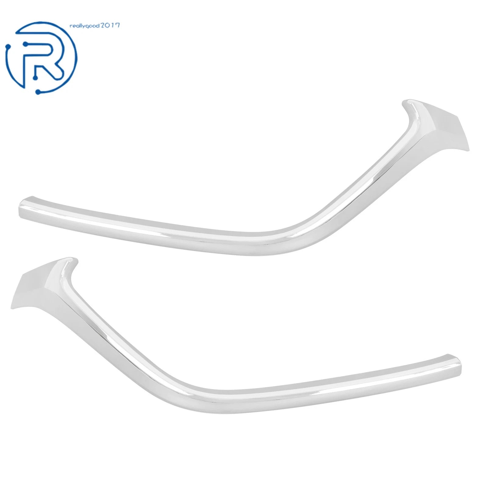 Set of 2 Chrome Grille Surround Trims for Mazda 3 (2017-2018)