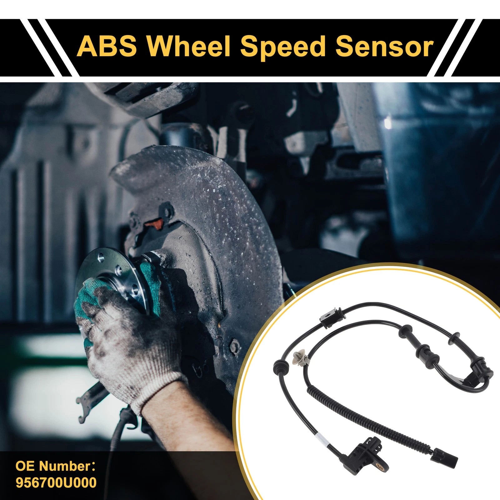 ABS Wheel Speed Sensor No. 956700U000 for Hyundai Accent (2010–2021)