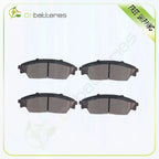 4X Metallic Brake Pads Front for Honda Civic (1988–1991) & Prelude (1988–1990)