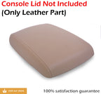 Center Console Armrest Cover for Hyundai Genesis (2009–2014) Beige Leather
