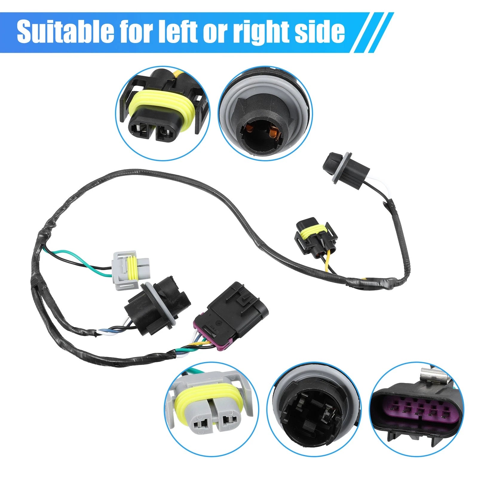 Front Headlight Wiring Harness Socket 15930264 for Chevrolet Malibu (2008–2012)
