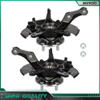 Pair Front Steering Knuckle & Wheel Bearing Hub for Honda Civic (2012)