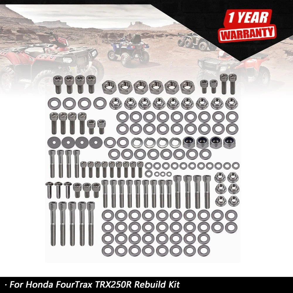 Stainless Steel Bolt Screw Kit for Yamaha YFZ350 Banshee (1997–2006)