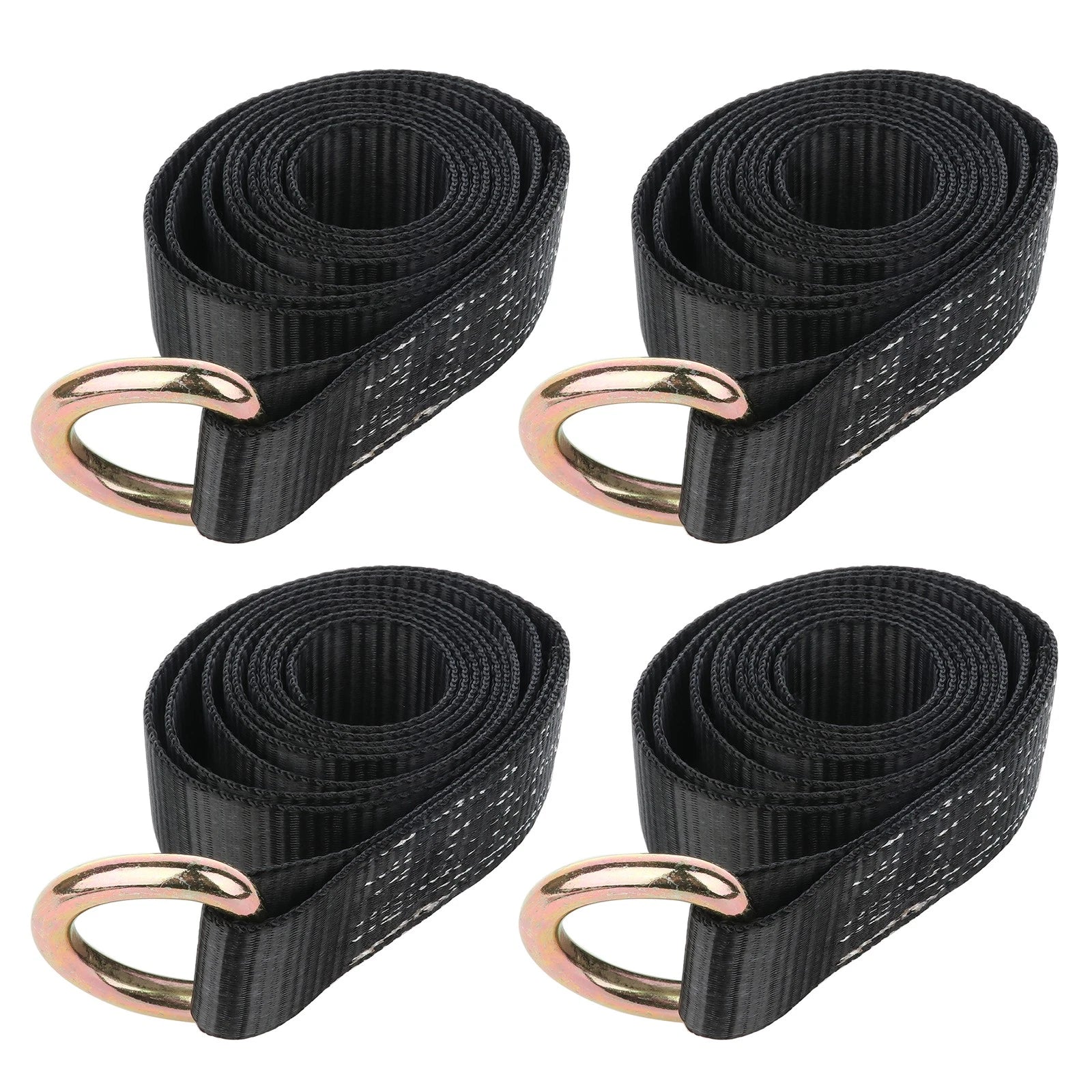 Set of 4 Lasso Straps for Car Hauler Tow Truck Dolly (8')