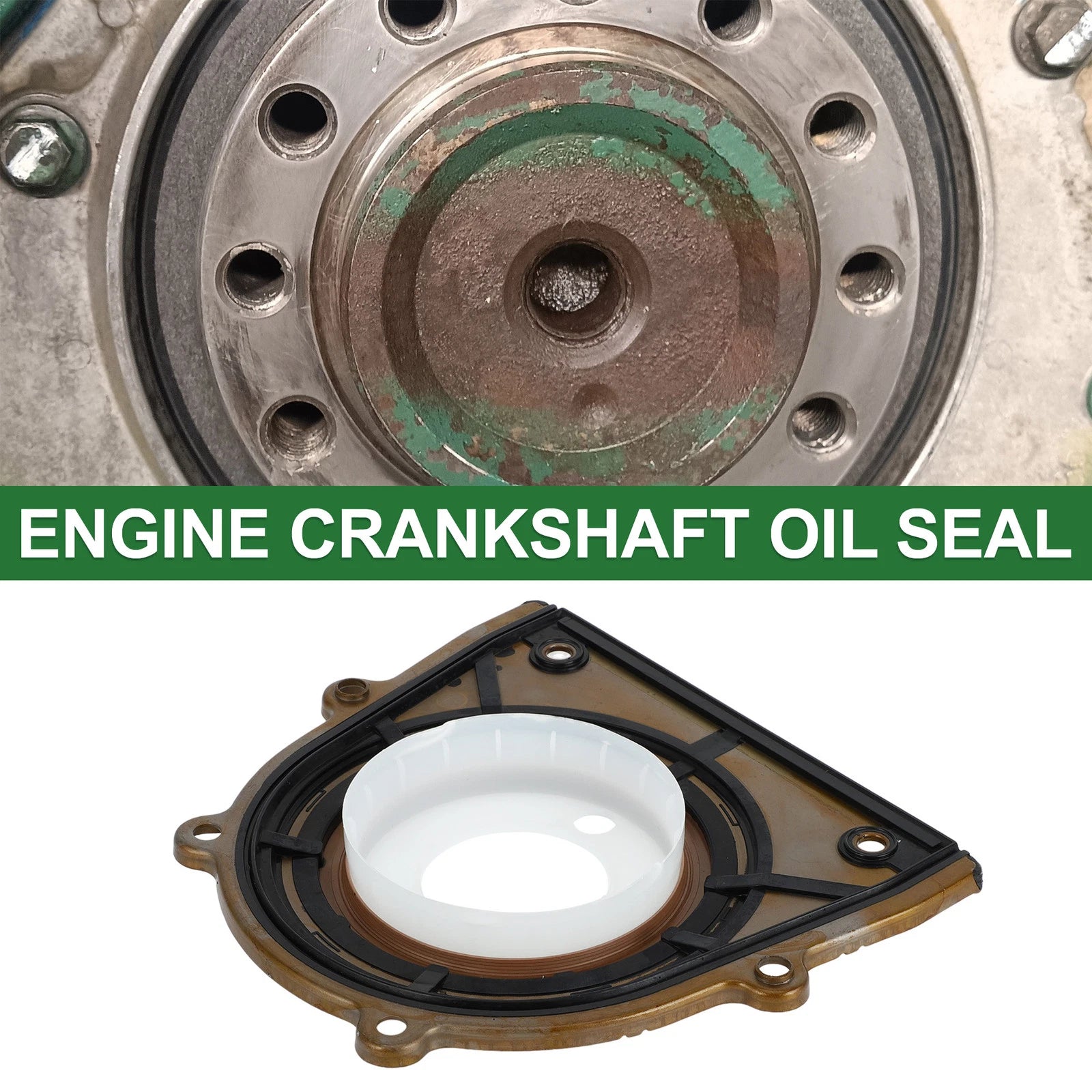 1 Pc Crankshaft Oil Seal with Flange for Ford Escape (2005–2008, 2017–2019) No. 1S7Z6K301AA