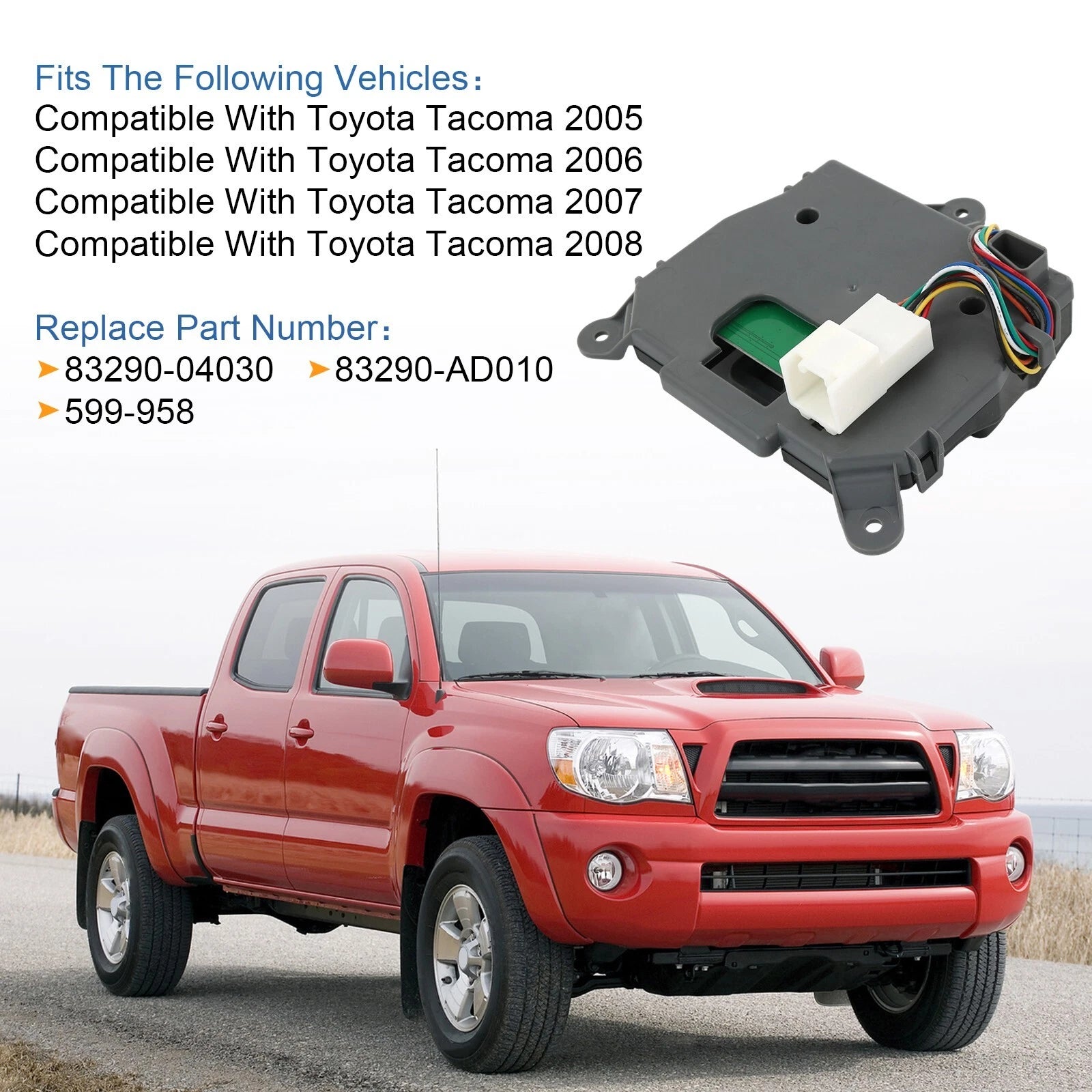 Temp Direction Display for Toyota Tacoma (2005–2008)