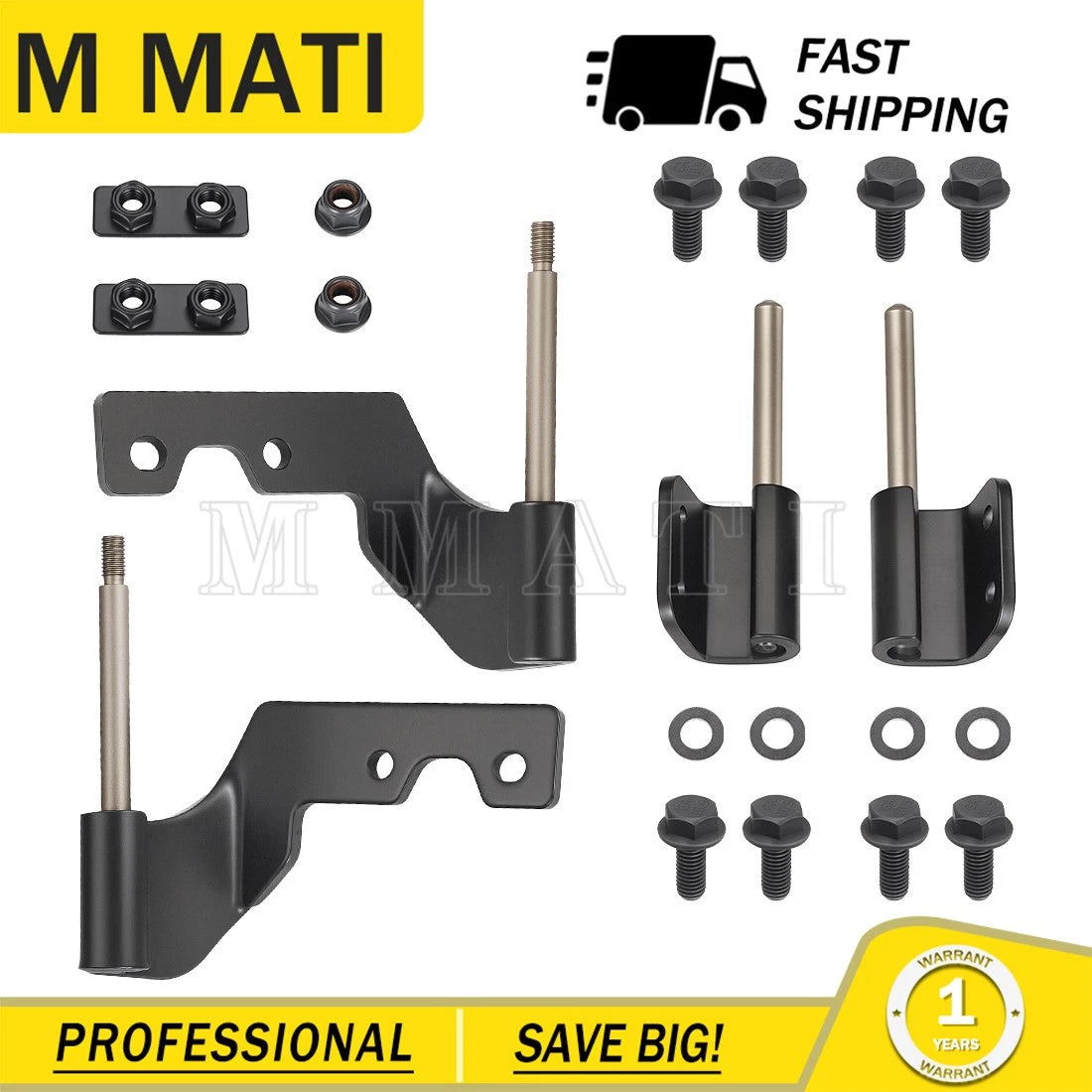 Half Door Hinges Kit for Polaris Ranger Crew XP 1000 (2019–2025) 2207709