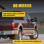Passenger Upper Tow Mirror Glass for Ford F150 & Super Duty (Power Heated)