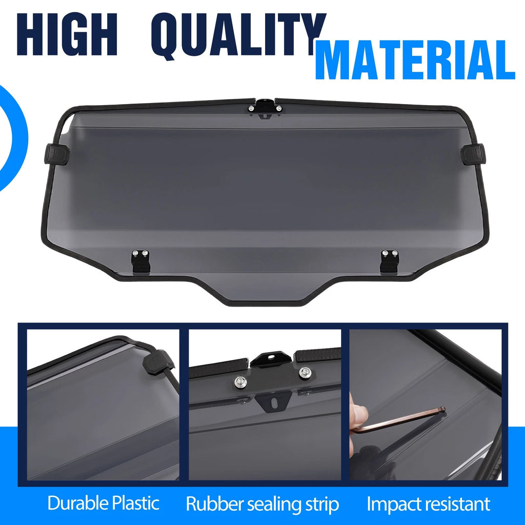 Smoke Rear Windshield for Honda Talon 1000X-4 (2020–2023)