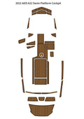 EVA Foam Faux Teak Deck Floor Mat for AXIS A22 (2022)