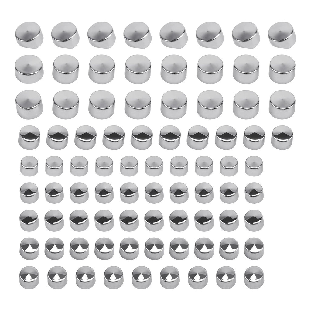 83pcs Chrome Engine Bolt Cover Caps Kit for Harley Twin Cam (1999–2017)