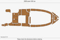 EVA Foam Teak Deck Flooring Mat for Saver 300 WA (2008)