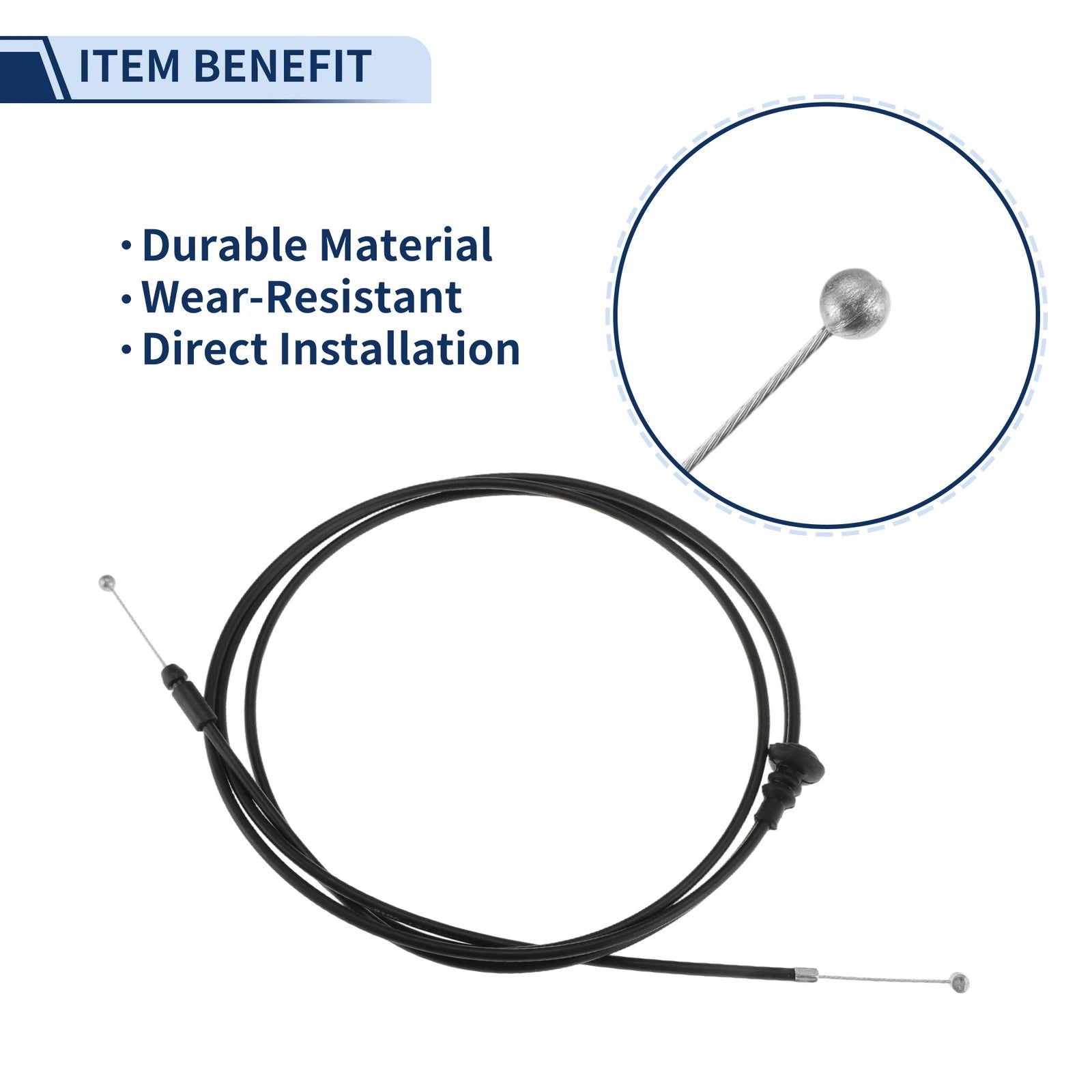 Hood Latch Release Cable for Toyota Camry (2018–2020) No. 5363006230