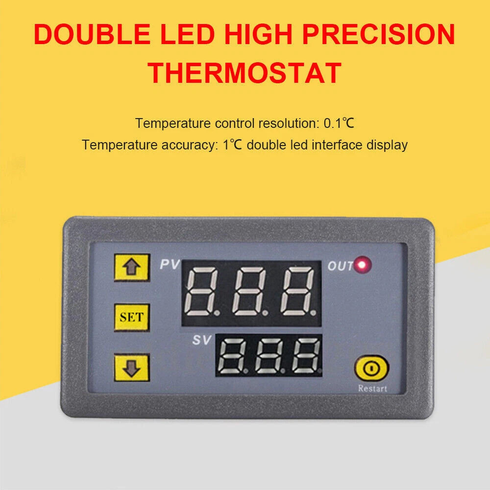 Digital Temperature Controller Thermostat for 12V 110V-220V