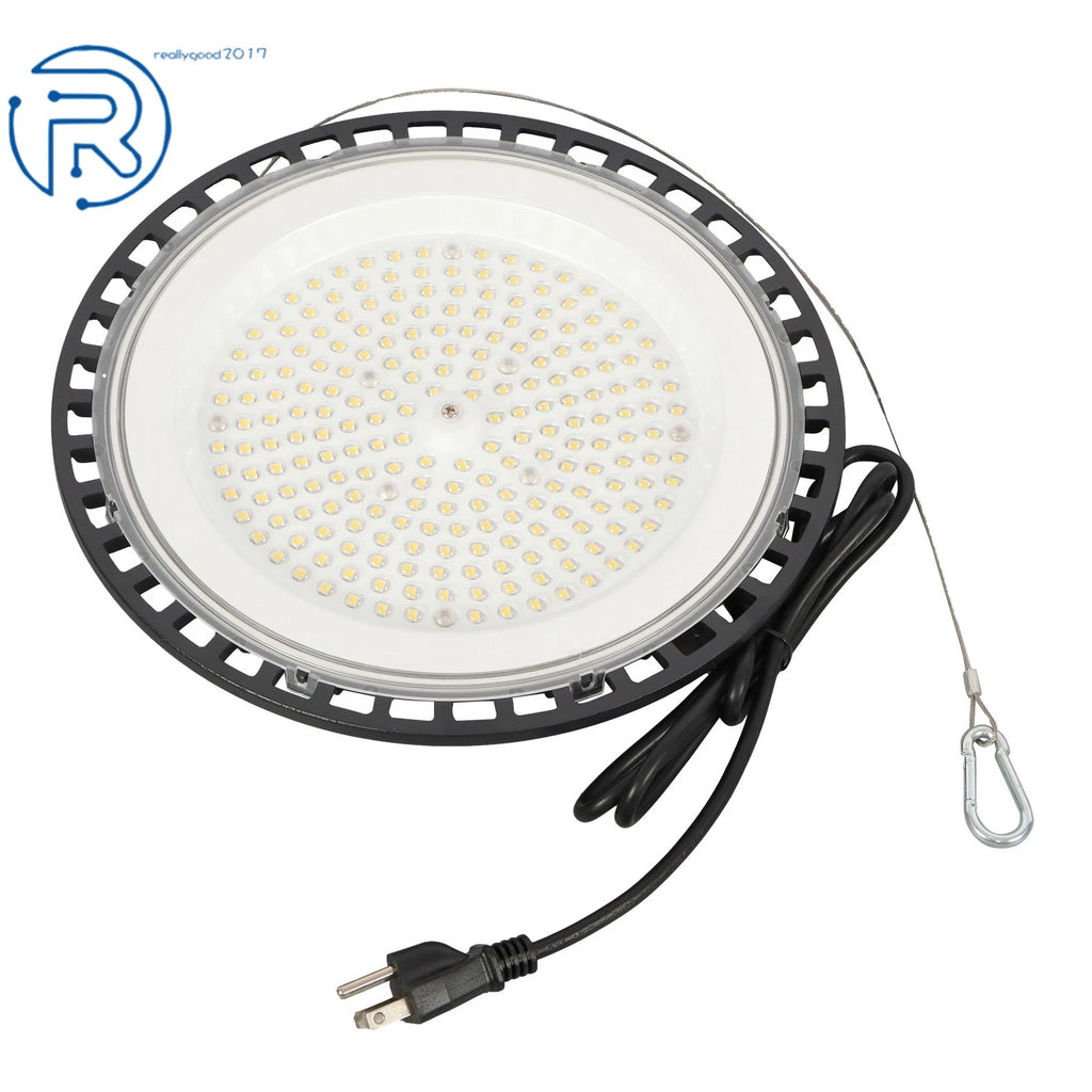 2X 150W LED High Bay Light for Industrial Use (5000K, 18000LM)