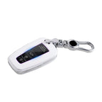 White Remote Key Fob Case for Toyota Camry, Corolla, C-HR, Prado, RAV4, Prius