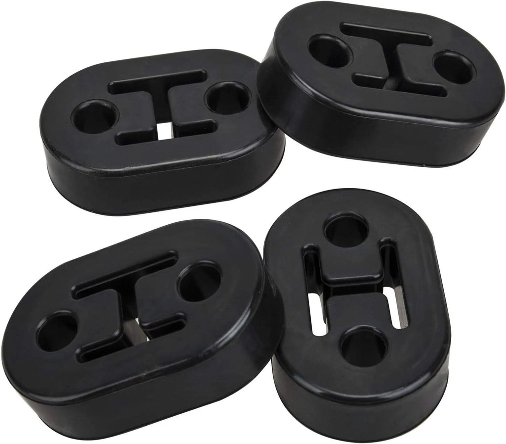 Set of 4 Rubber Exhaust Tail Pipe Mount Bracket Hanger Bushing Insulator