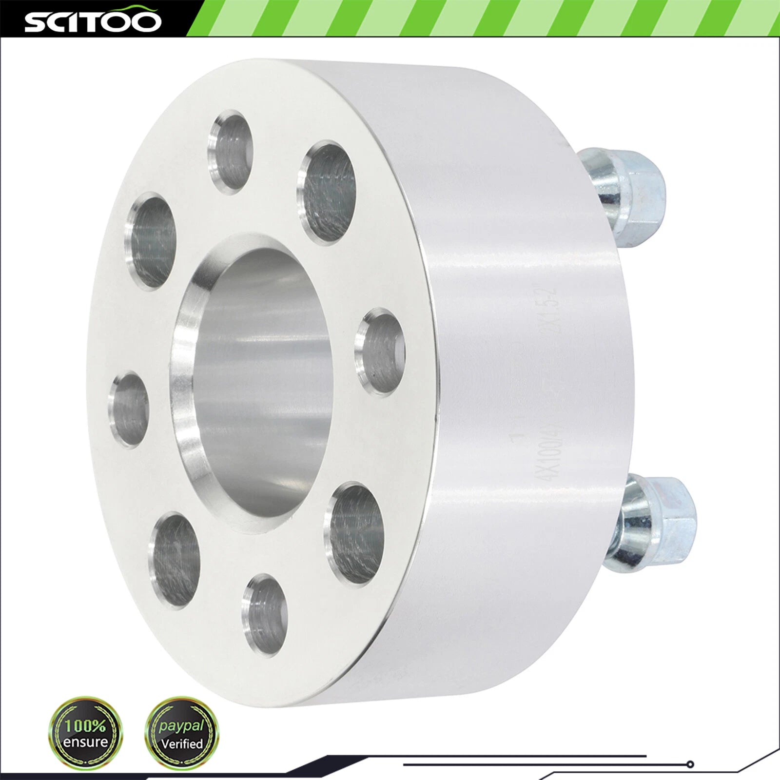 4X 4x100 2" Wheel Spacers 12x1.5 for Pontiac G5, Chevy Cobalt, Dodge Caravan, Neon