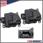 Pair HVAC heater air blend door actuator for Chrysler Dodge Jeep (2009–2018) 68018109AA